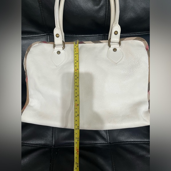 BURBERRY 💐 Roomy Leather Shoulder Hand bag Nova check trim - Picture 7 of 12